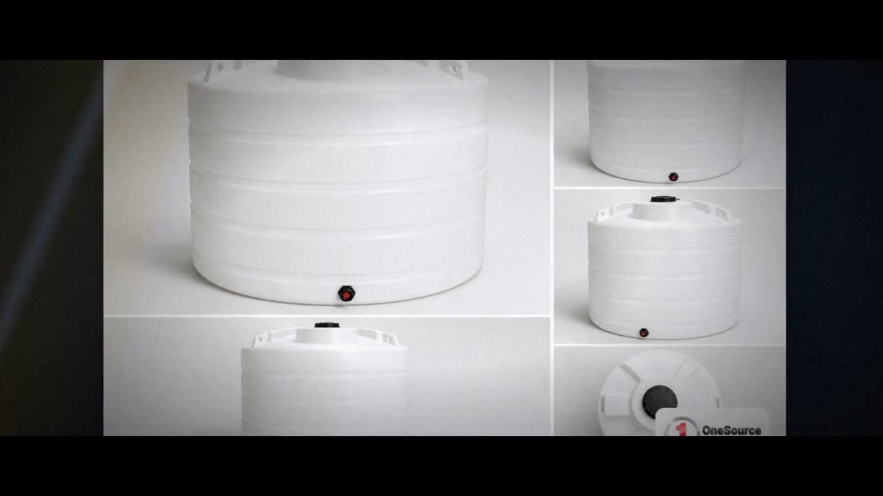 Enduraplas 1650 Gallon White Vertical Storage Tank video