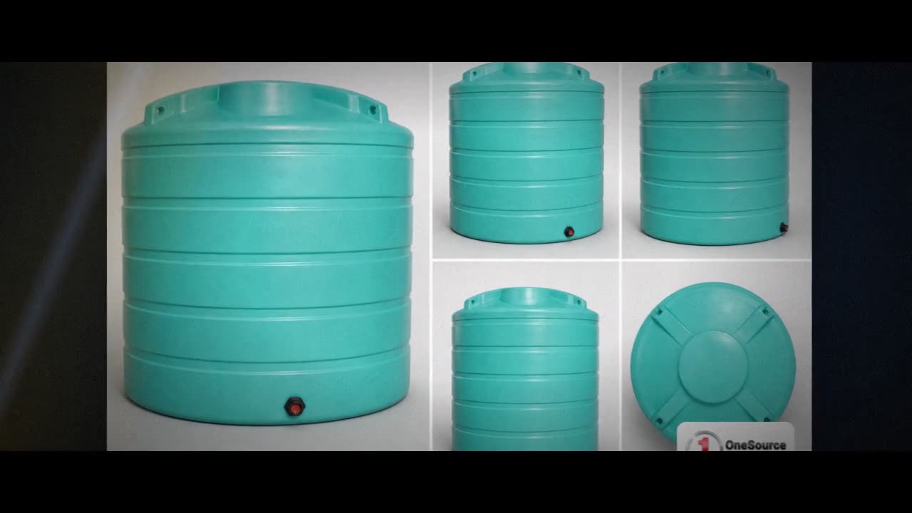 Enduraplas 1750 Gallon Green Vertical Storage Tank video