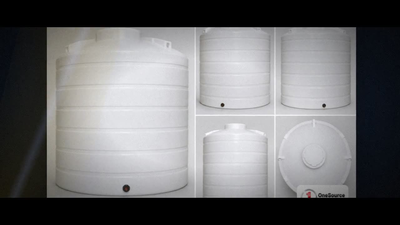 Enduraplas 2000 Gallon White Vertical Storage Tank video