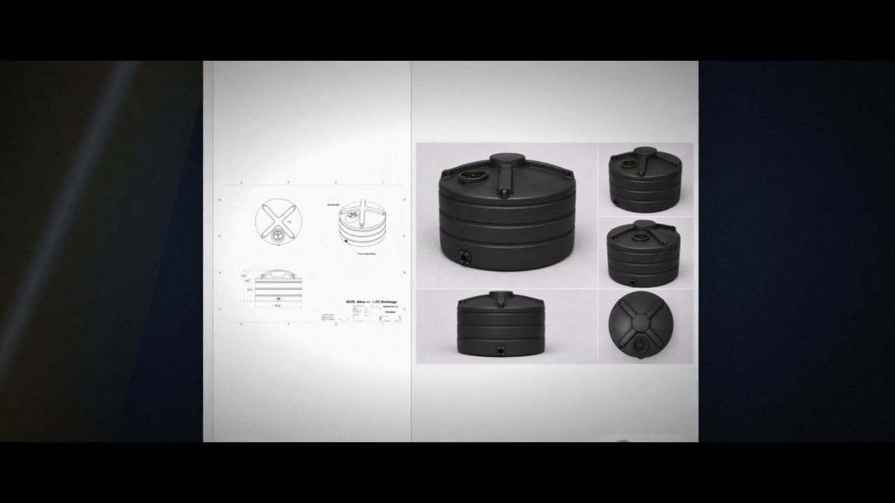 Enduraplas 2020 Gallon Black Vertical Storage Tank video