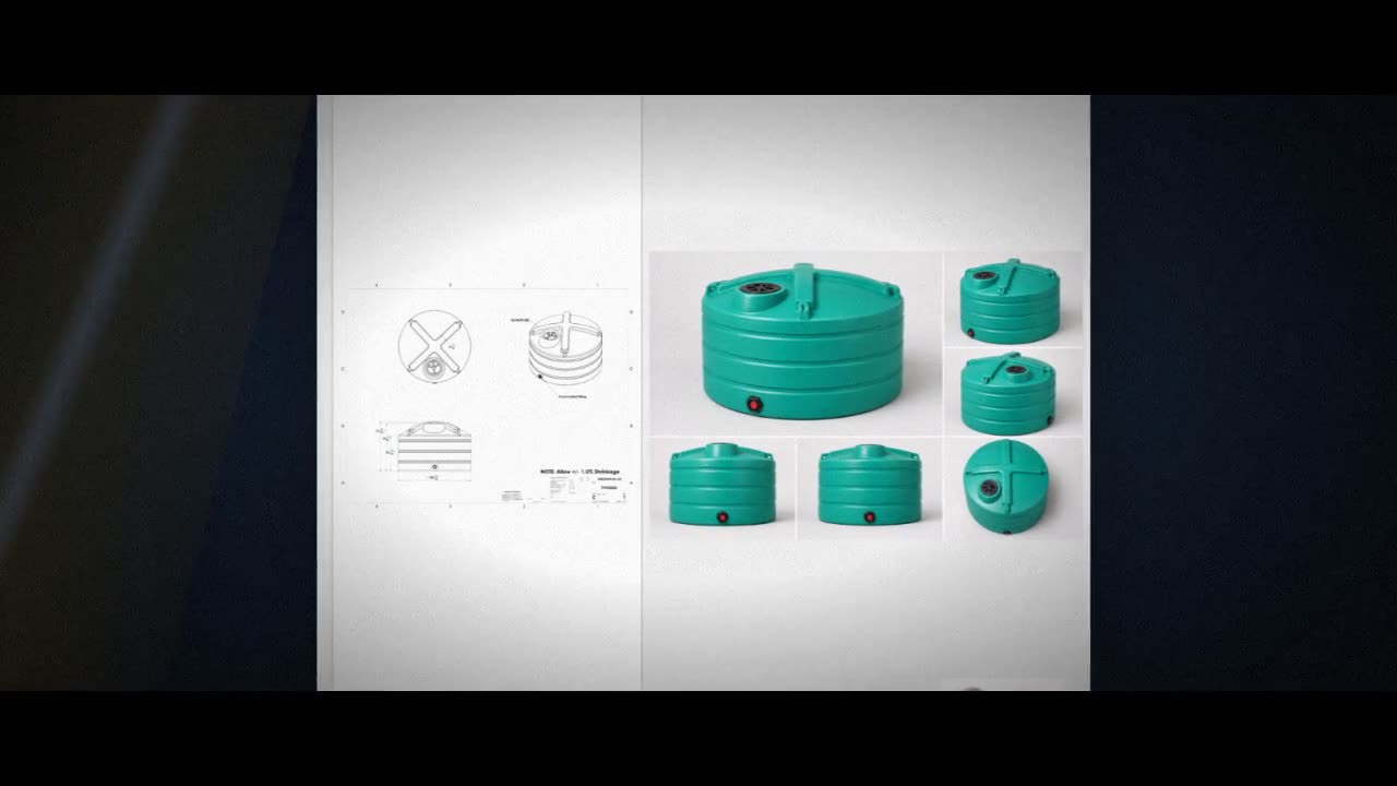 Enduraplas 2020 Gallon Green Vertical Storage Tank video
