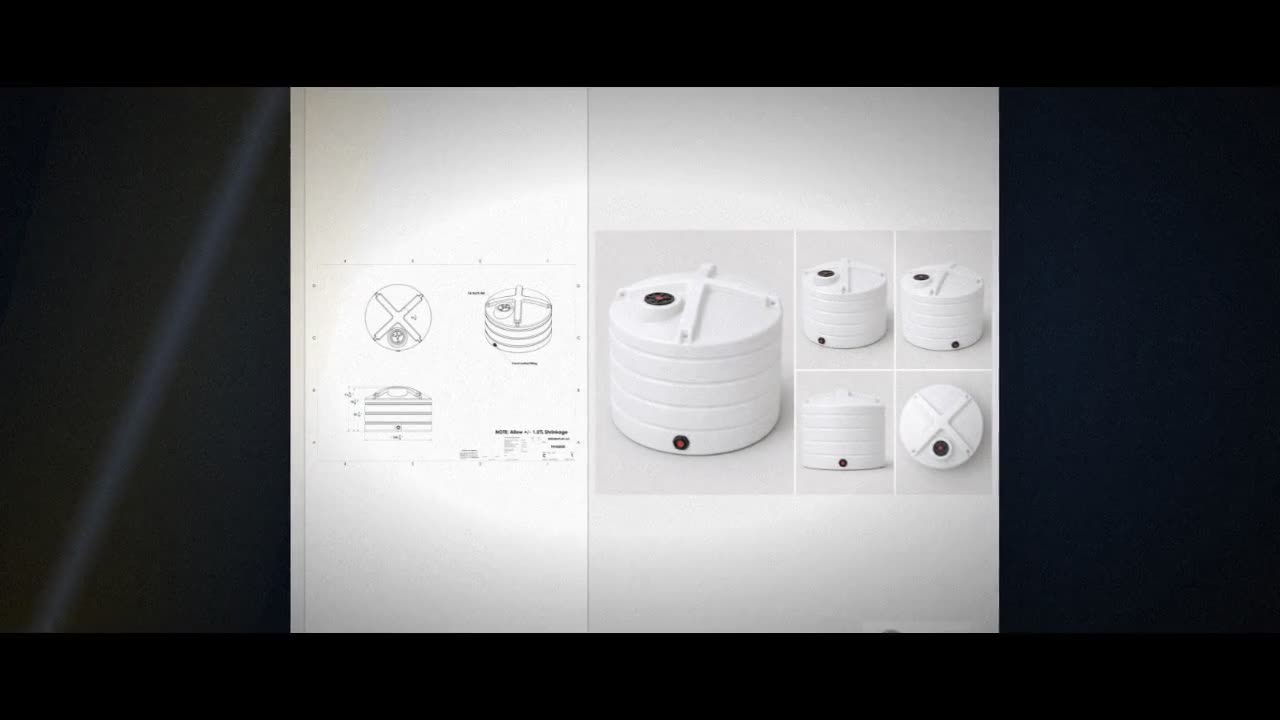 Enduraplas 2020 Gallon White Vertical Storage Tank video