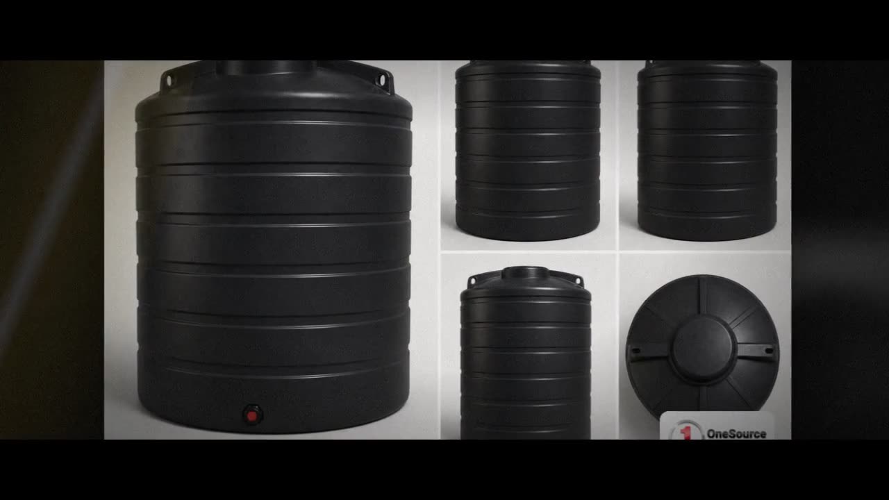 Enduraplas 2100 Gallon Black Vertical Storage Tank video