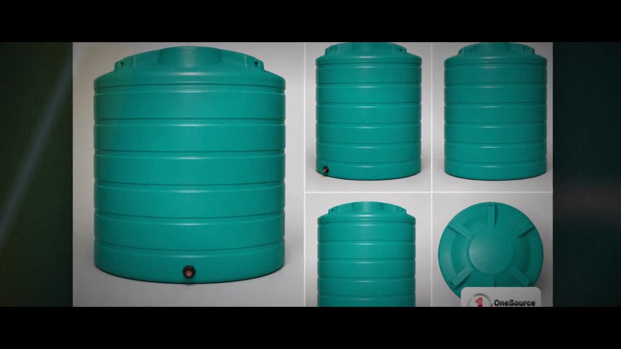 Enduraplas 2100 Gallon Green Vertical Storage Tank video