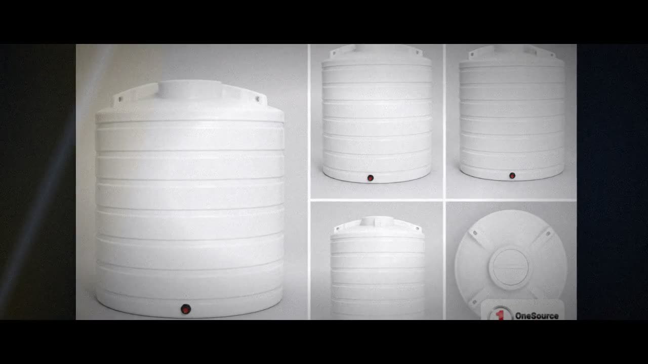Enduraplas 2100 Gallon White Vertical Storage Tank video