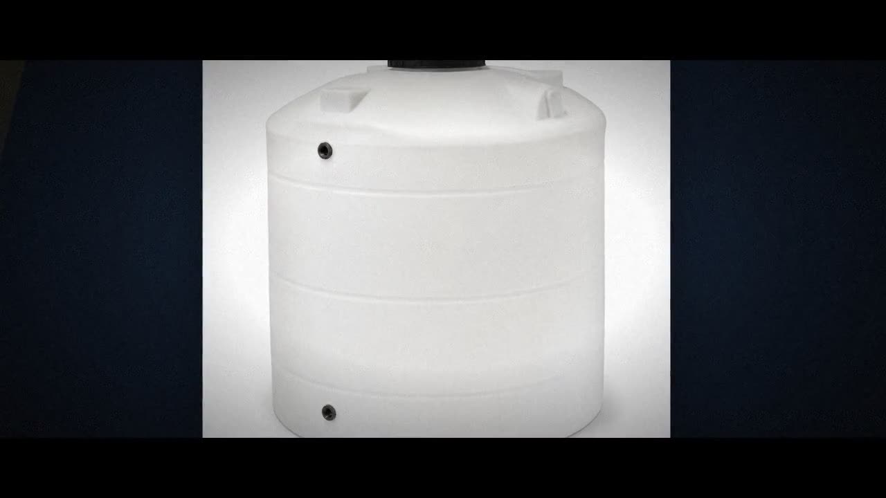 2500 Gallon Plastic Vertical Liquid Storage Tank video