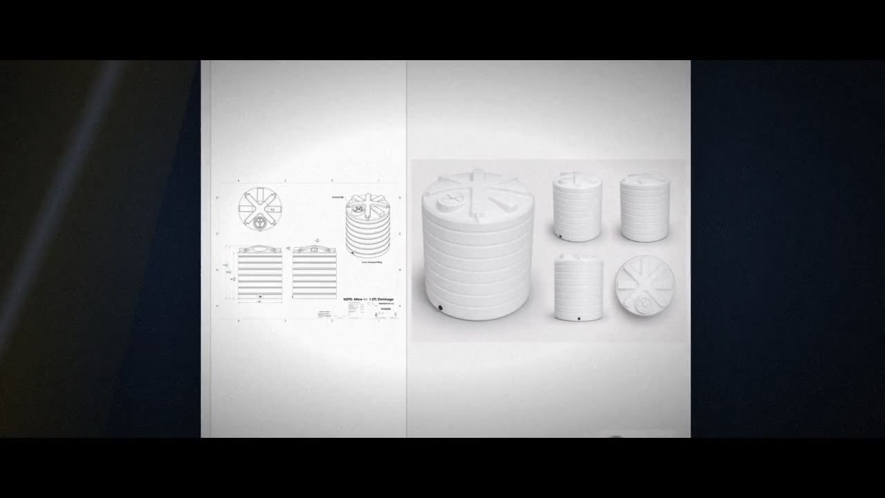 Enduraplas 2500 Gallon White Vertical Storage Tank video