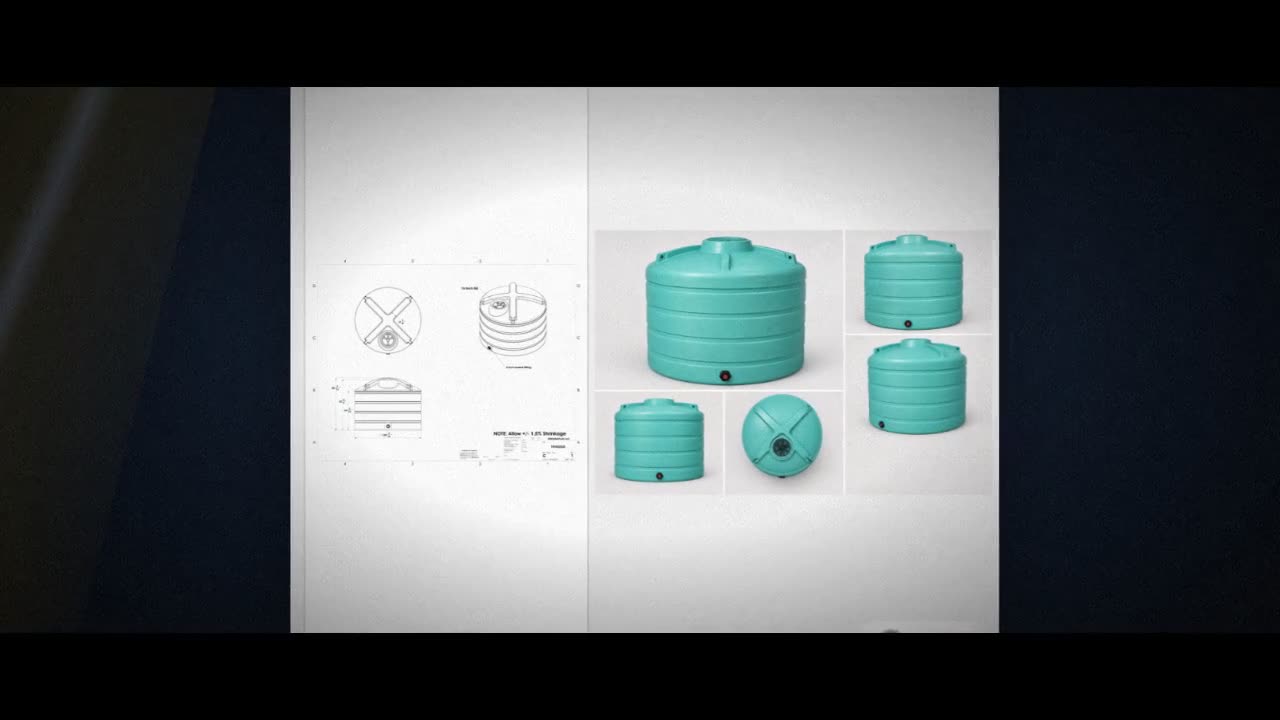 Enduraplas 2520 Gallon Green Vertical Storage Tank video