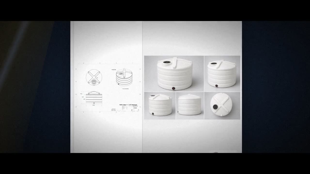 Enduraplas 2520 Gallon White Vertical Storage Tank video