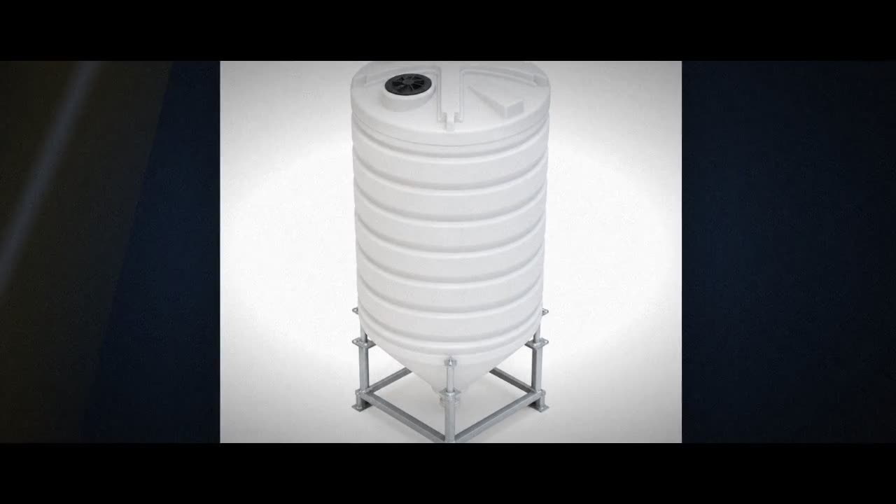 3000 Gallon Plastic Vertical Liquid Storage Tank video