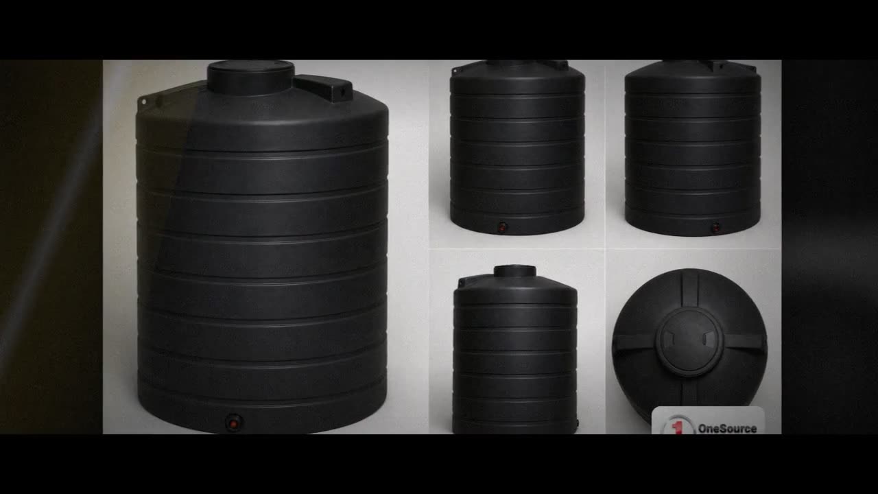 Enduraplas 3000 Gallon Black Vertical Storage Tank video