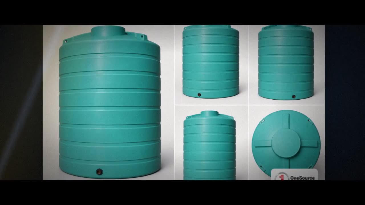 Enduraplas 3000 Gallon Green Vertical Storage Tank video