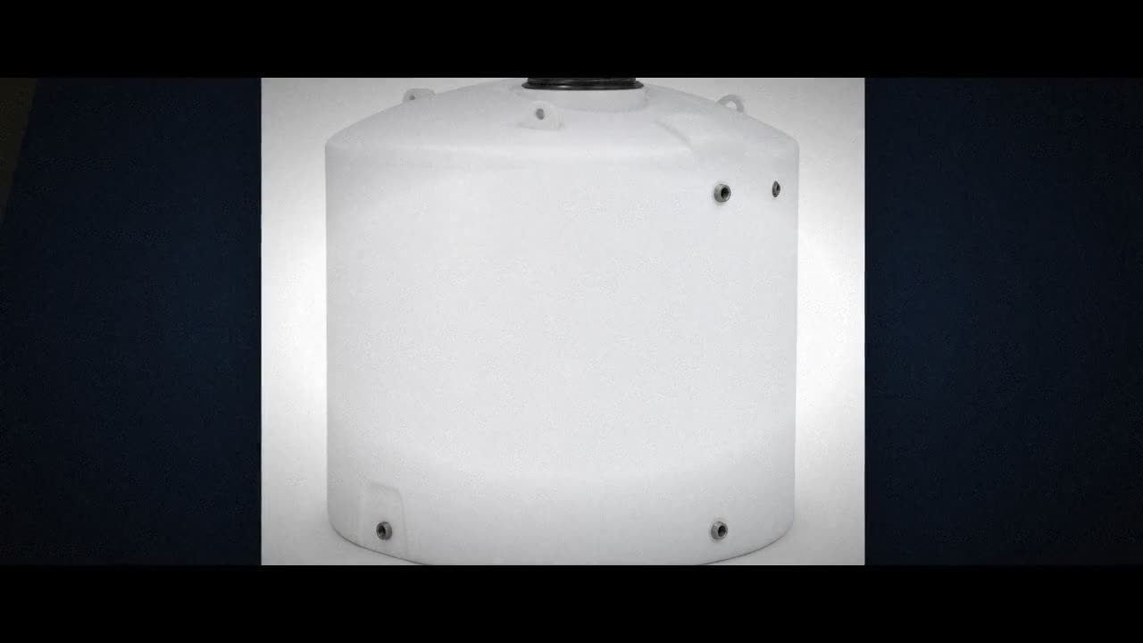 3200 Gallon Plastic Vertical Liquid Storage Tank video