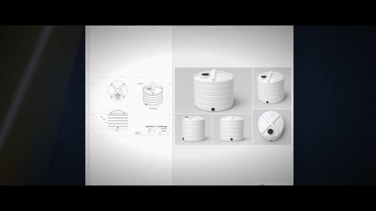 Enduraplas 3200 Gallon White Vertical Storage Tank video
