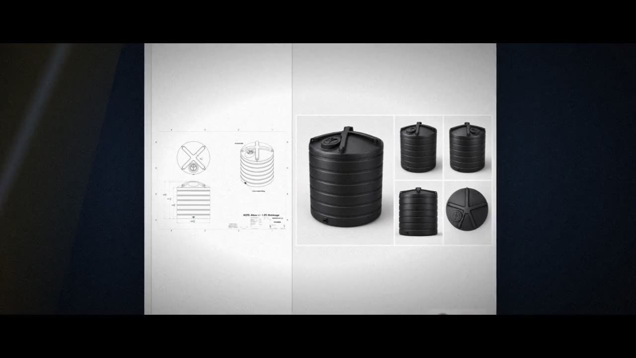 Enduraplas 4000 Gallon Black Vertical Storage Tank video