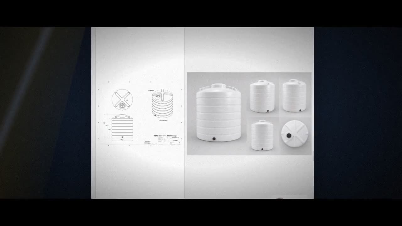 Enduraplas 4000 Gallon White Vertical Storage Tank video