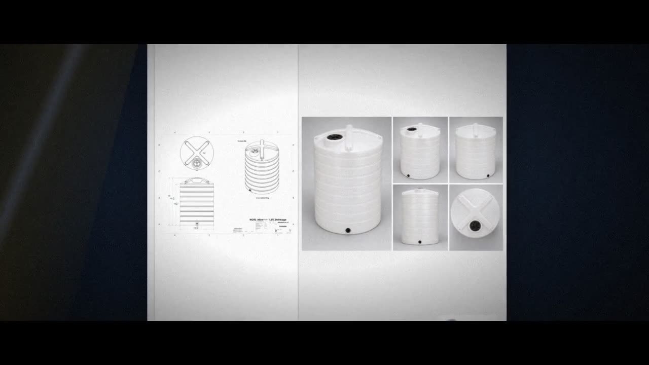 Enduraplas 5000 Gallon White Vertical Storage Tank video