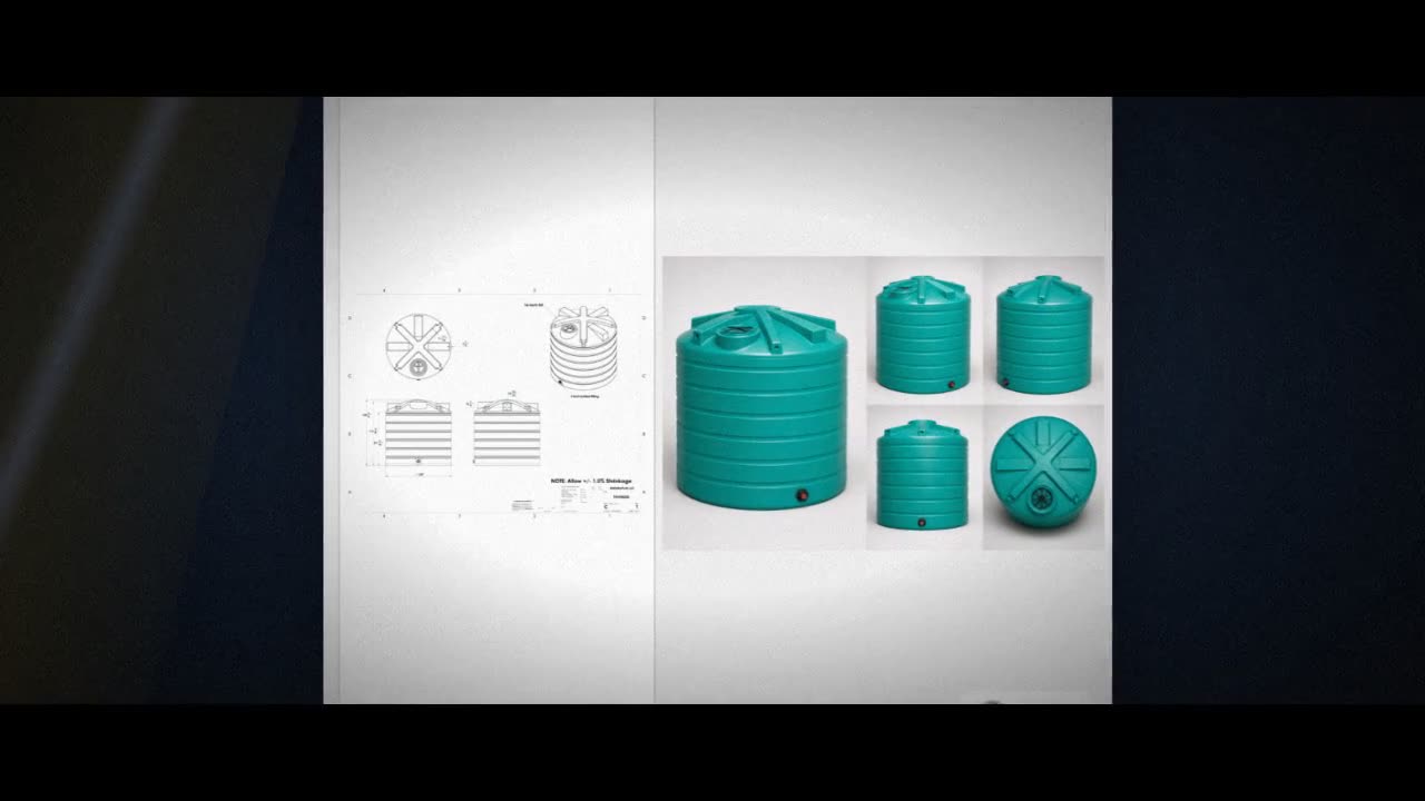 Enduraplas 5050 Gallon Green Vertical Storage Tank video