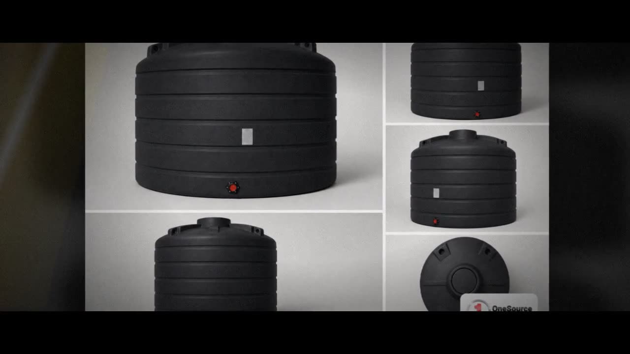 Enduraplas 6011 Gallon Black Vertical Storage Tank video