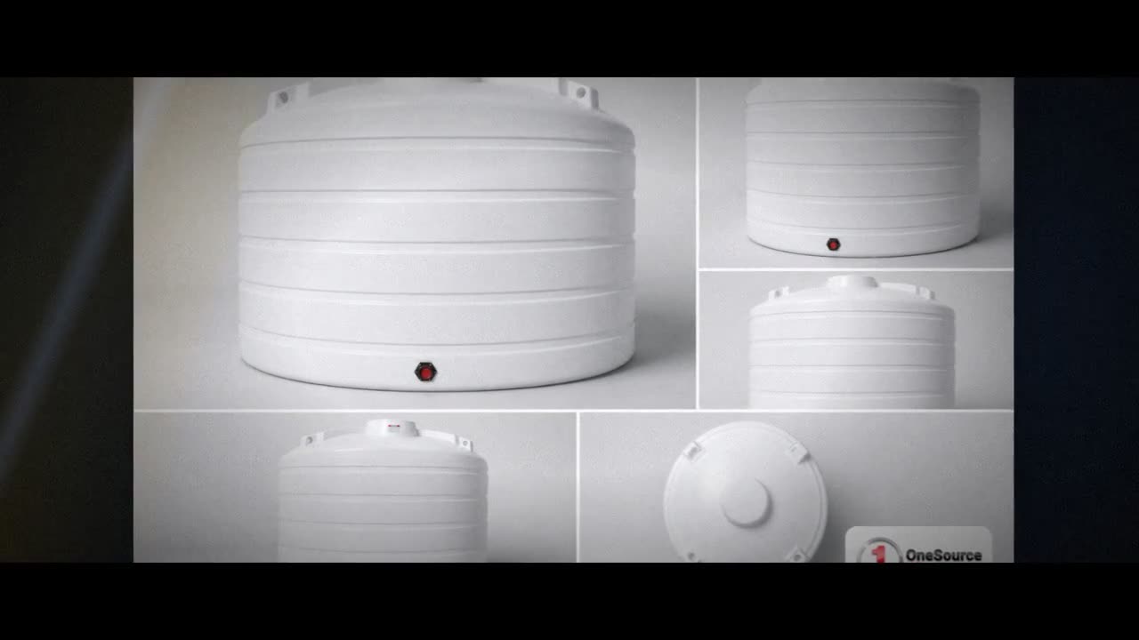 Enduraplas 6011 Gallon White Vertical Storage Tank video