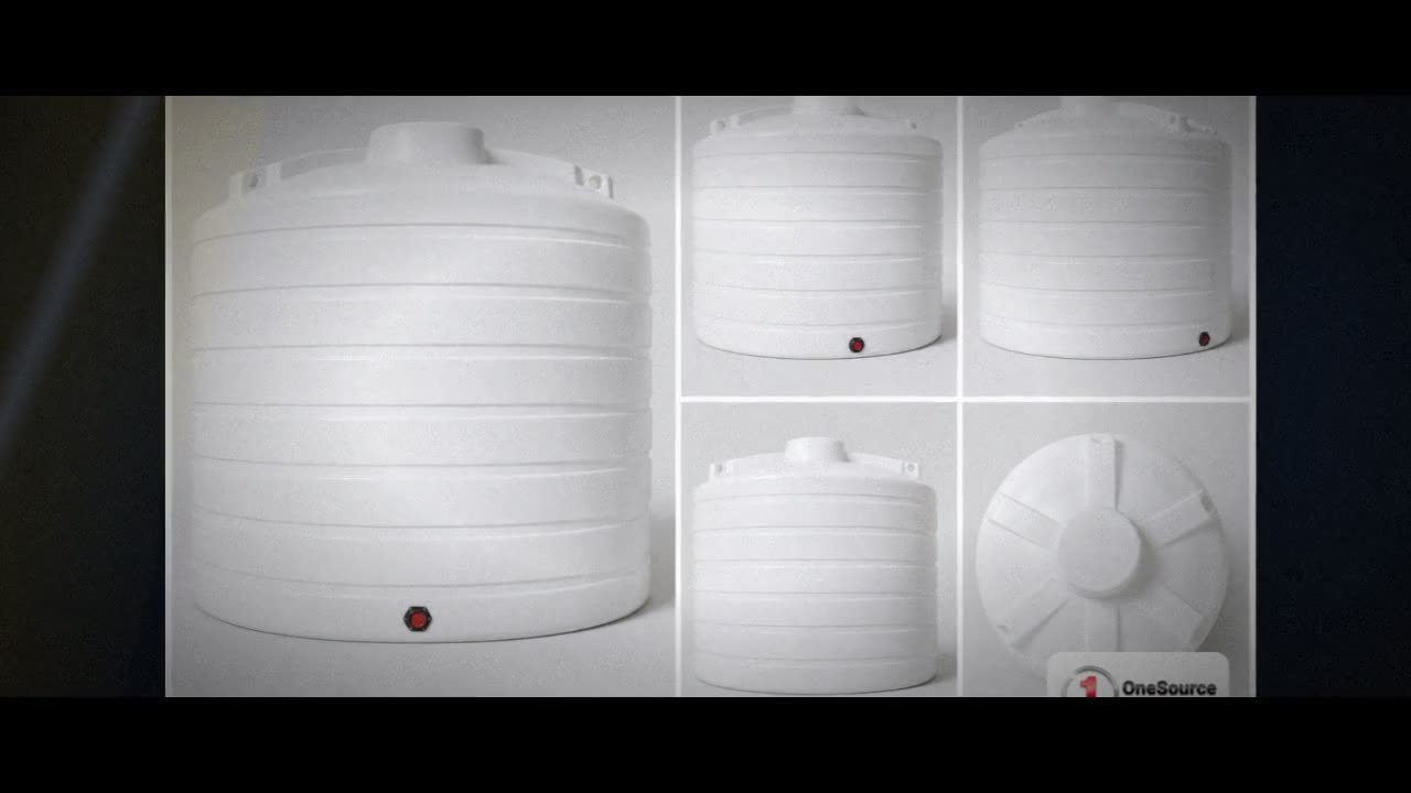 Enduraplas 7011 Gallon White Vertical Storage Tank video