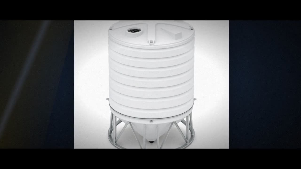 8000 Gallon Plastic Vertical Liquid Storage Tank video