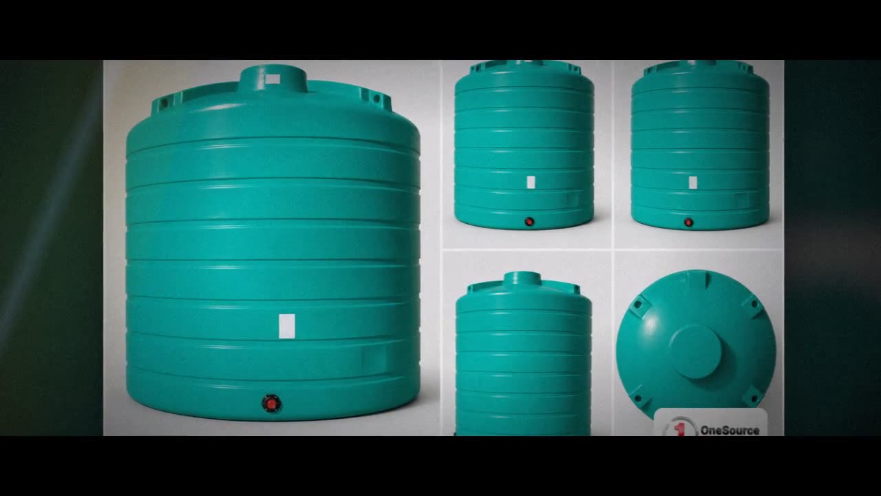 Enduraplas 8000 Gallon Green Vertical Storage Tank video