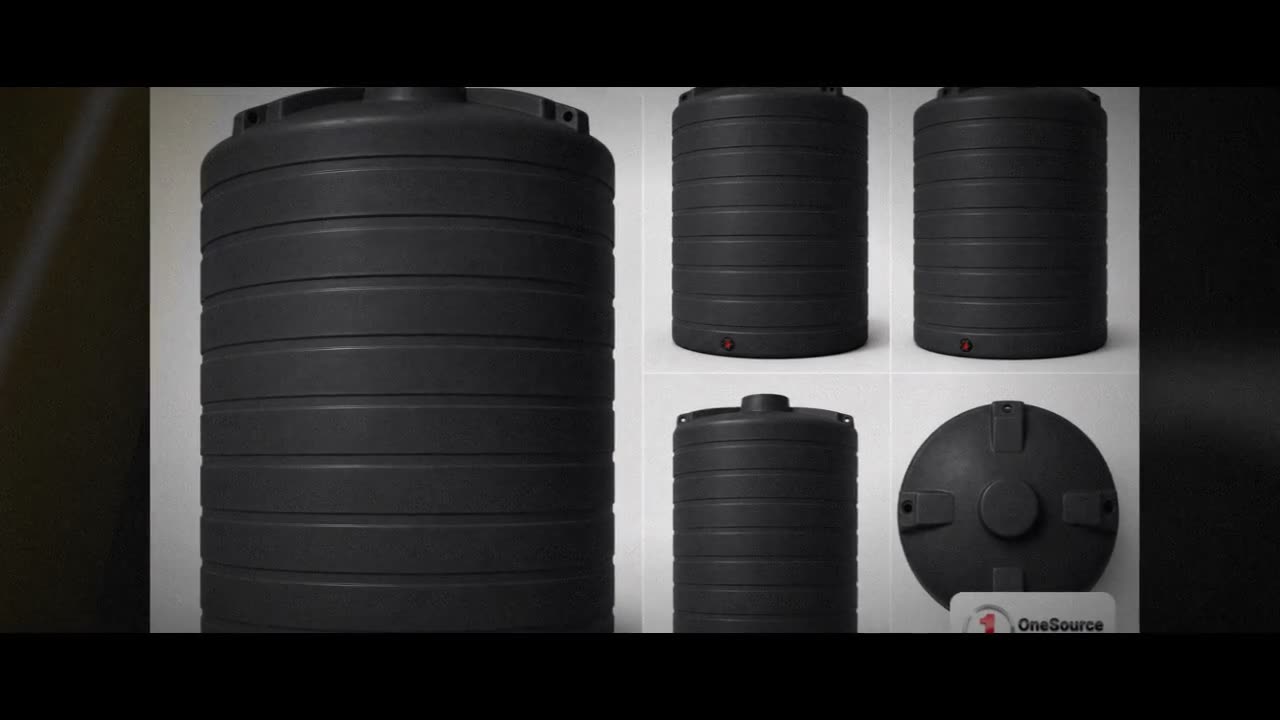 Enduraplas 10000 Gallon Black Vertical Storage Tank video