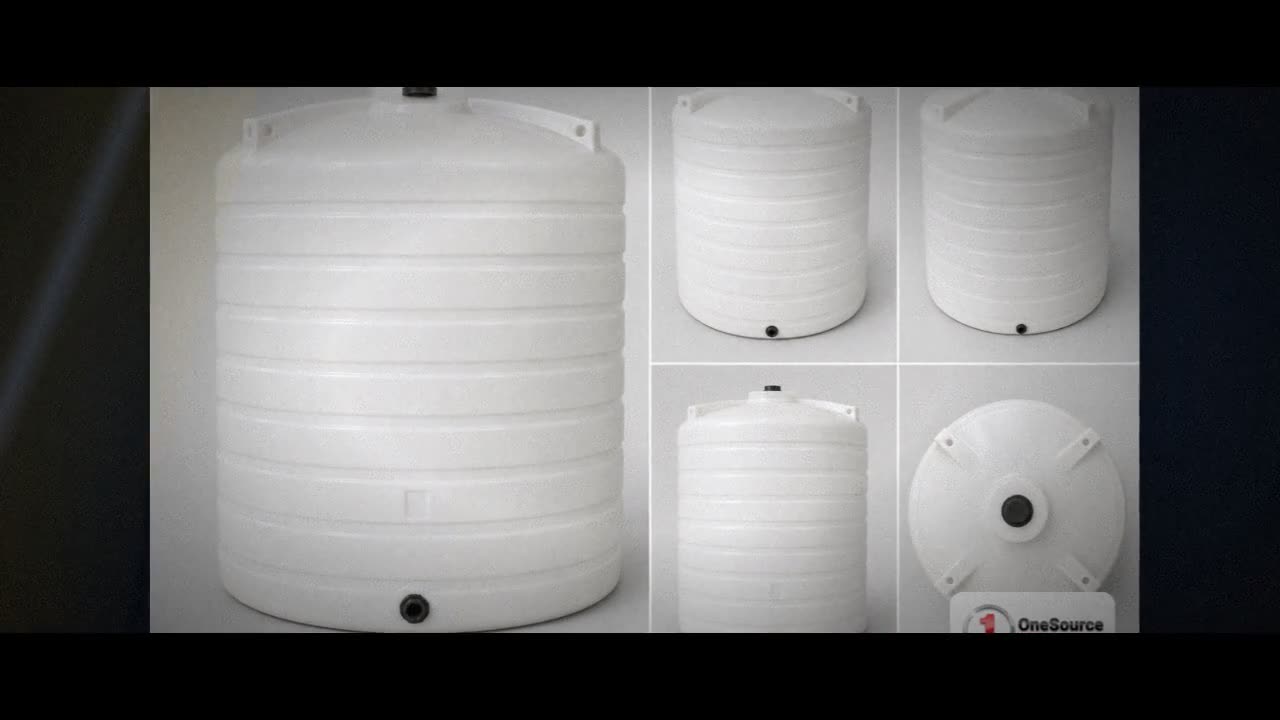 Enduraplas 10000 Gallon White Vertical Storage Tank video