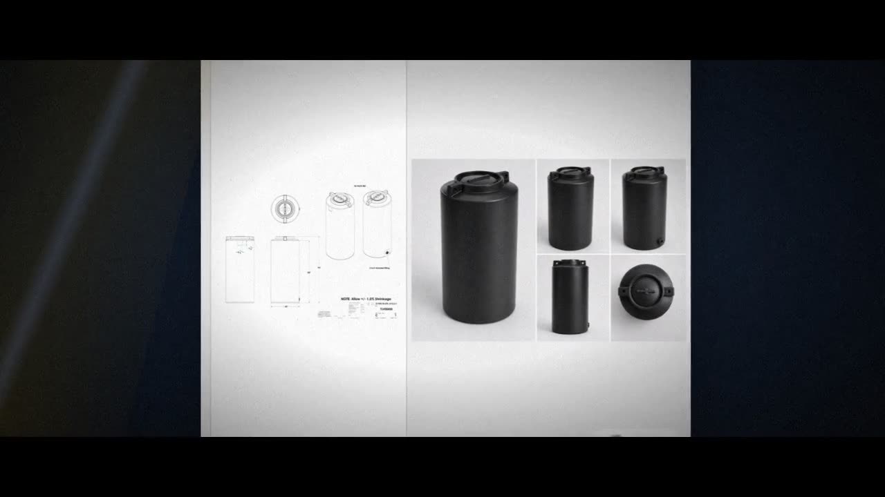 Enduraplas 450 Gallon Black Vertical Water Storage Tank video