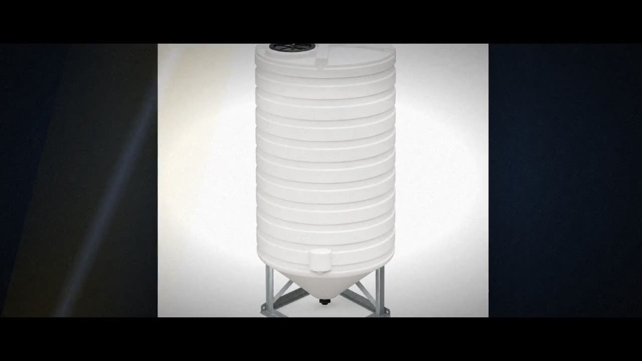 1100 Gallon Plastic Vertical Water Storage Tank video