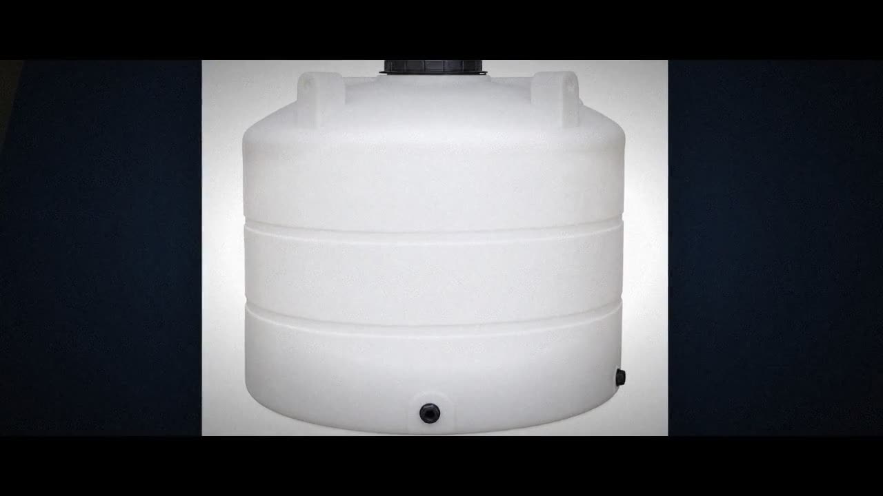 1125 Gallon Plastic Vertical Water Storage Tank video