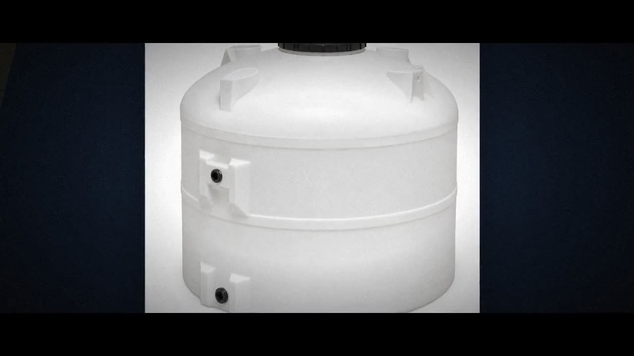 1200 Gallon Plastic Vertical Liquid Storage Tank video