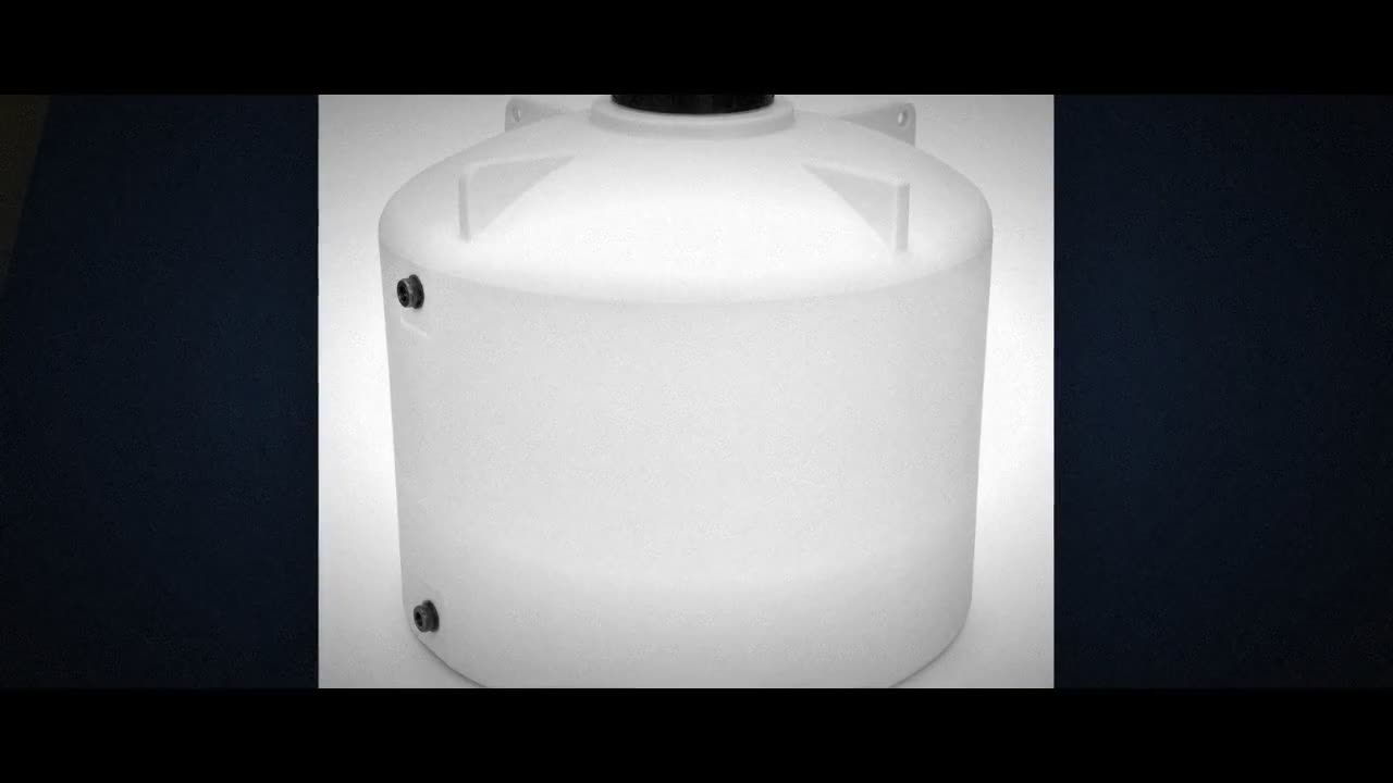 1350 Gallon Plastic Vertical Water Storage Tank video