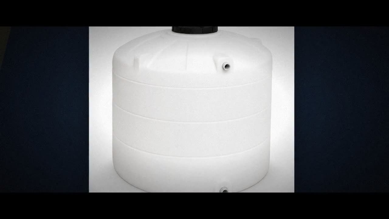 1750 Gallon Plastic Vertical Water Storage Tank video