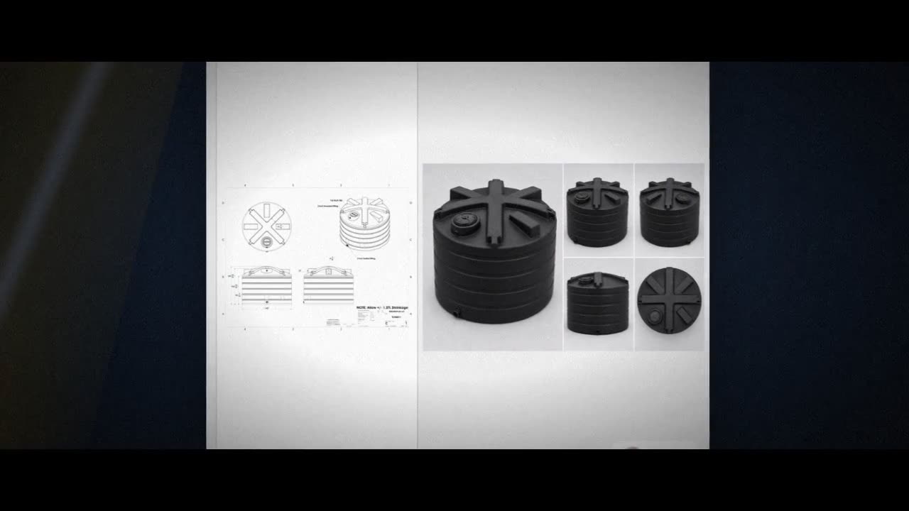 Enduraplas 6011 Gallon Black Vertical Water Storage Tank video