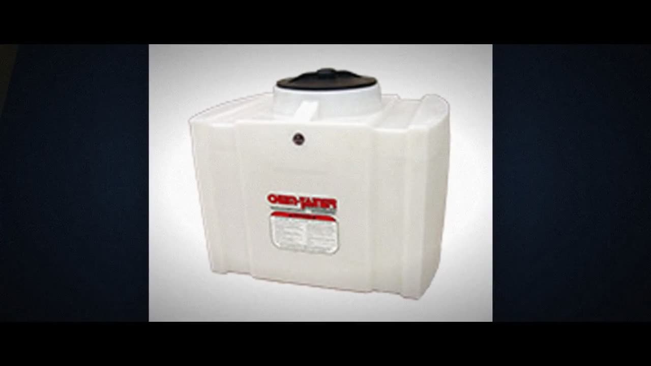 Chem-Tainer 100 Gallon Plastic Portable Utility Tank without Fitting video