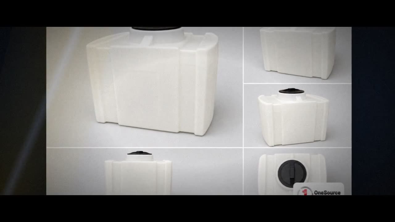 Chem-Tainer 25 Gallon Plastic Portable Utility Tank in White video