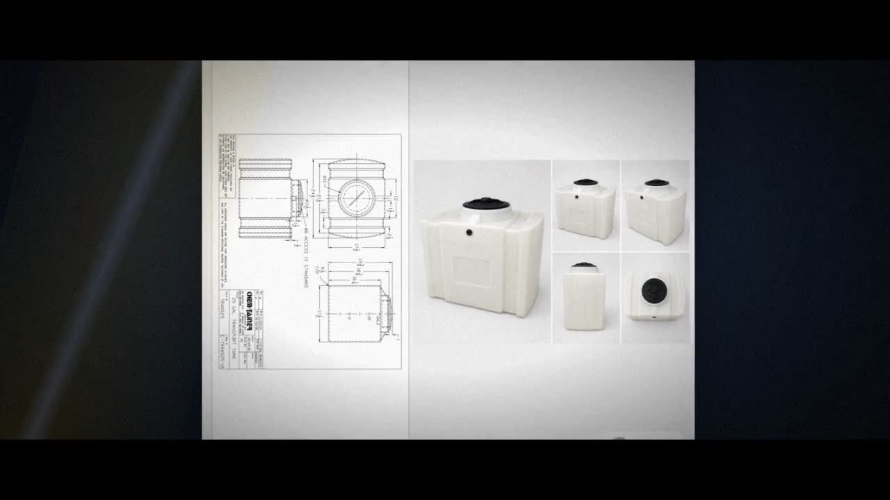 Chem-Tainer 25 Gallon Plastic Portable Utility Tank video