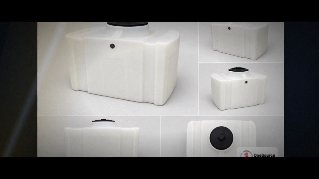 Chem-Tainer 55 Gallon Plastic Portable Utility Tank in White video