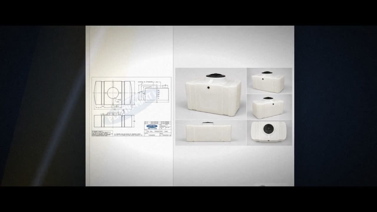 Chem-Tainer 55 Gallon Plastic Portable Utility Tank video