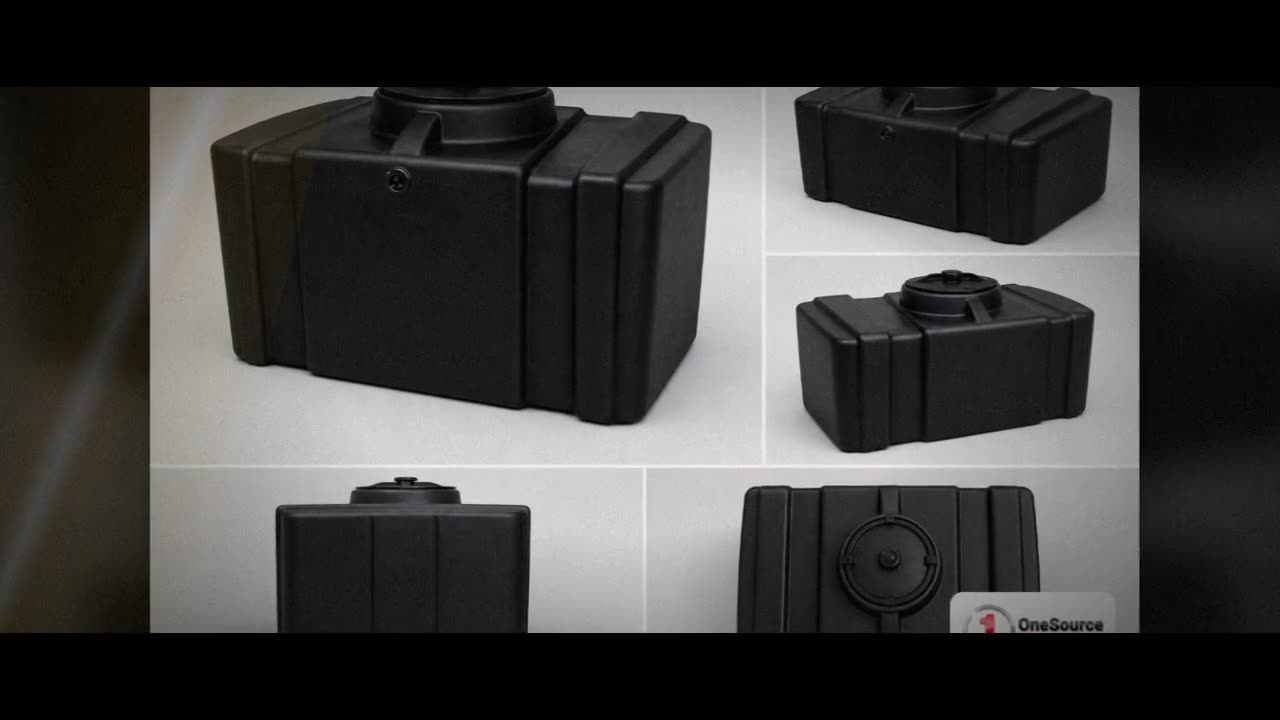 Chem-Tainer 70 Gallon Plastic Portable Utility Tank in Black video