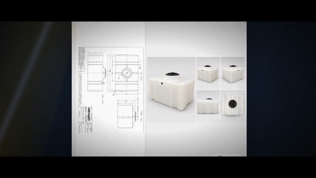 Chem-Tainer 70 Gallon Plastic Portable Utility Tank video