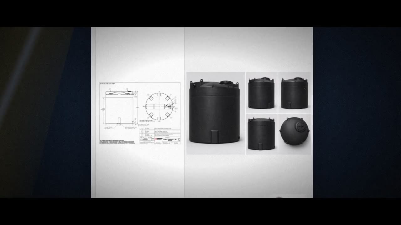 Snyder Industries 10500 Gallon Black Vertical Water Storage Tank video