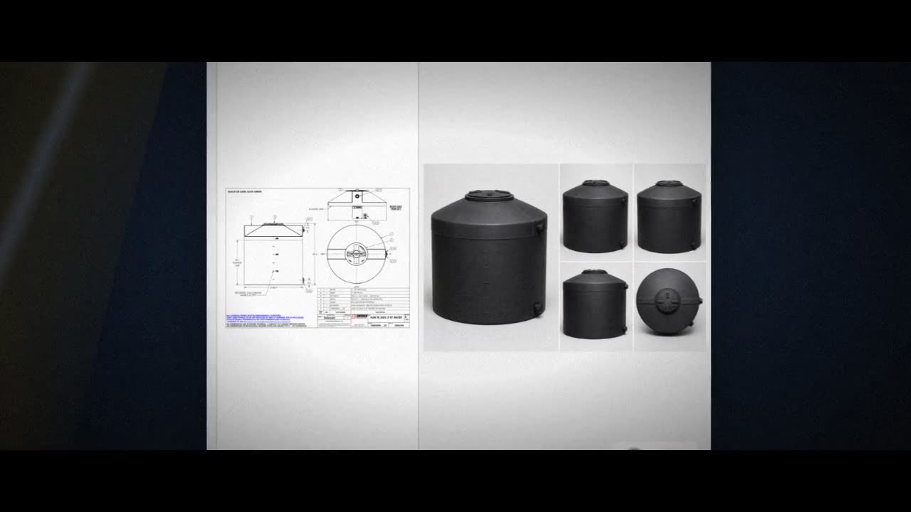 Snyder Industries 330 Gallon Black Vertical Water Storage Tank video