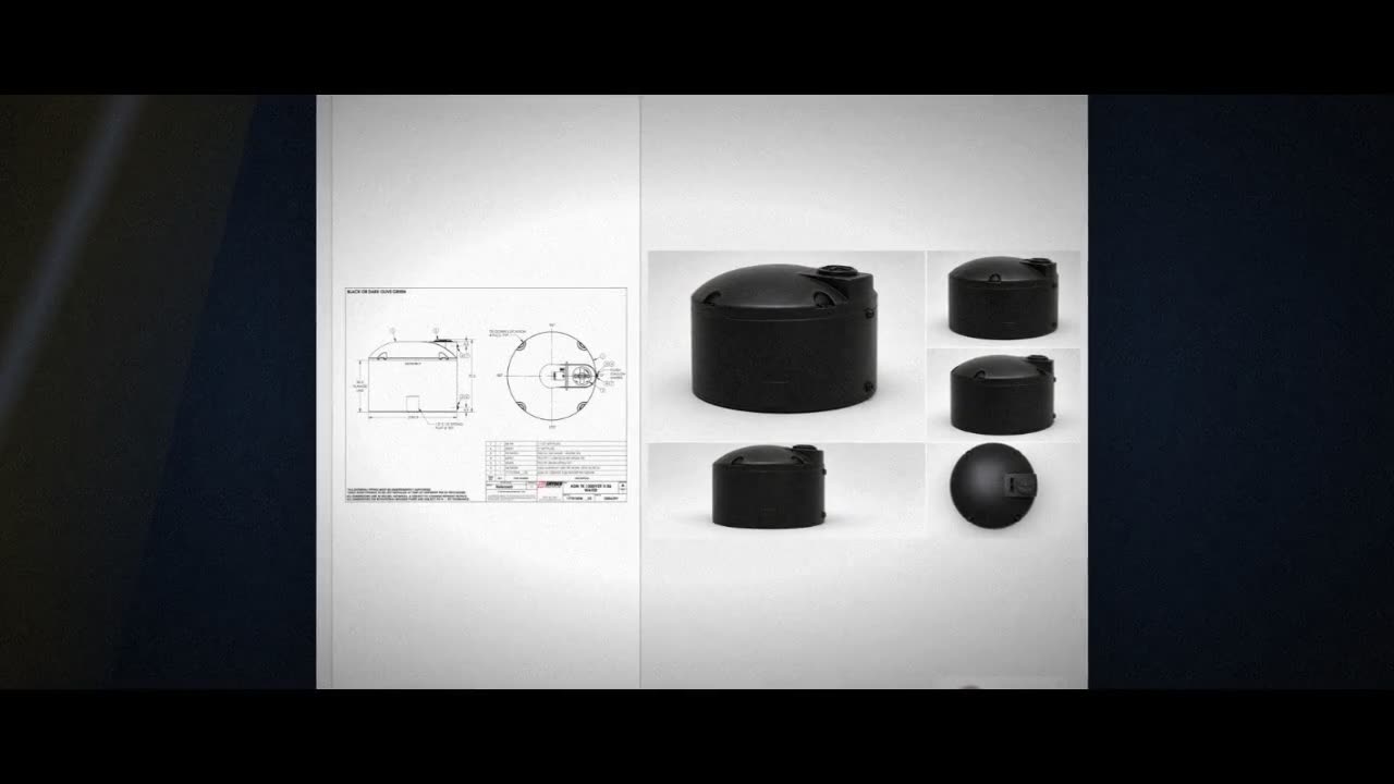 Snyder Industries 1500 Gallon Black Vertical Water Storage Tank video