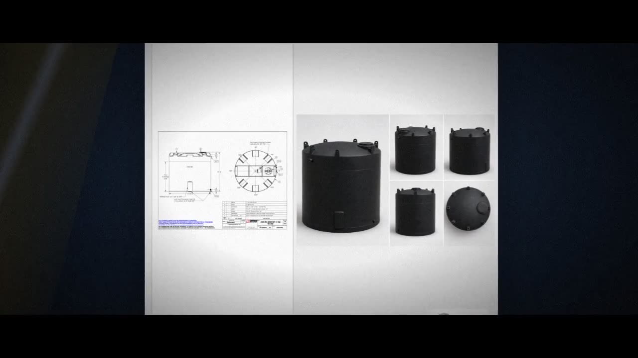 Snyder Industries 3000 Gallon Black Vertical Water Storage Tank video