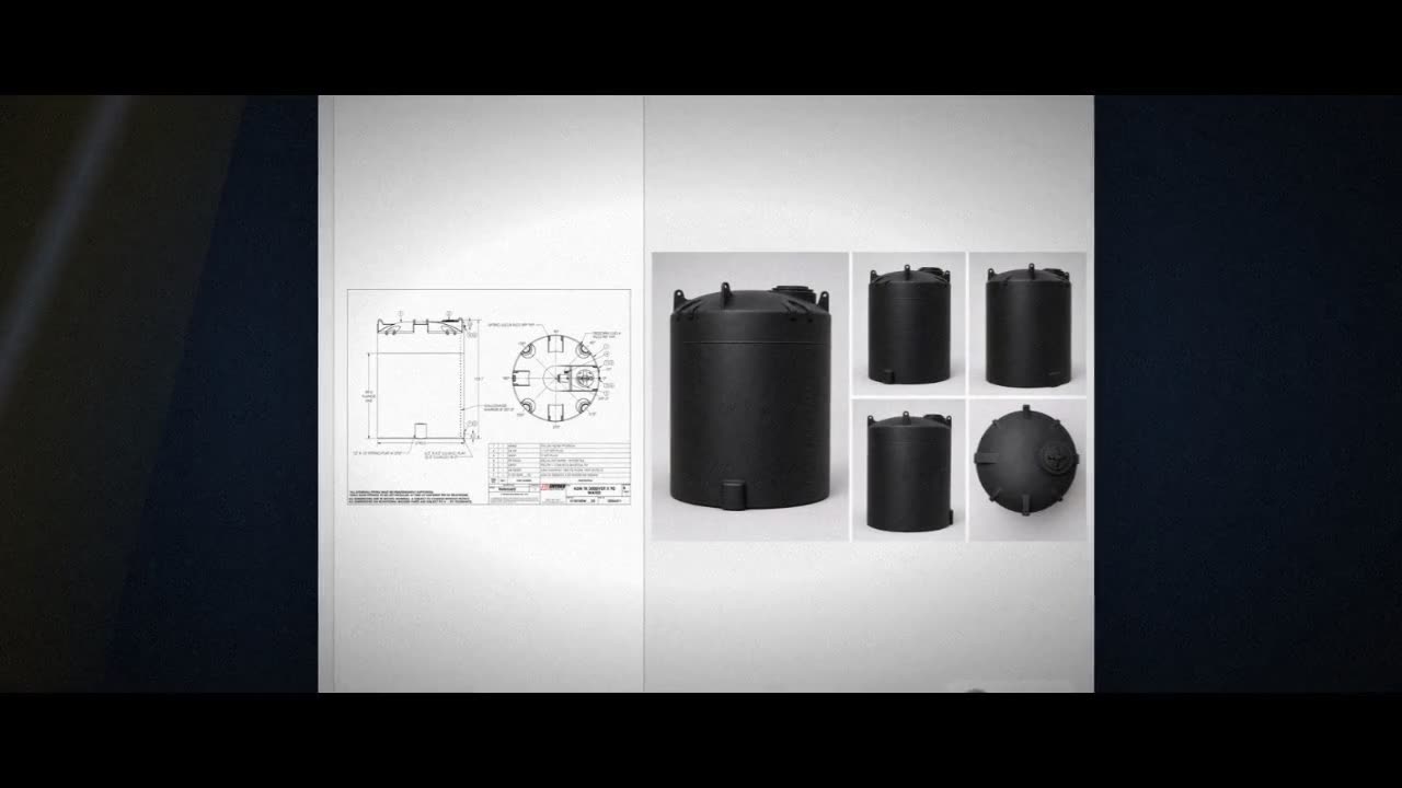 Snyder Industries 3000 Gallon Black Vertical Water Storage Tank video