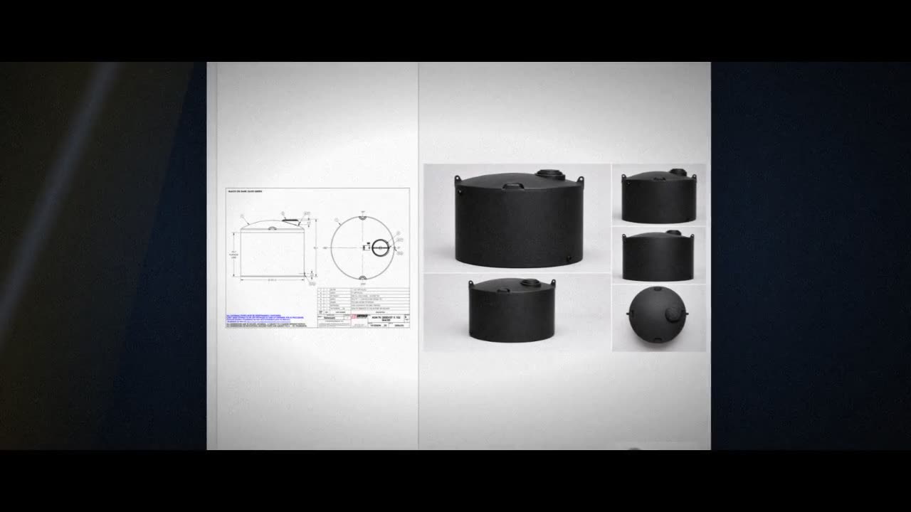 Snyder Industries 3000 Gallon Black Vertical Water Storage Tank video