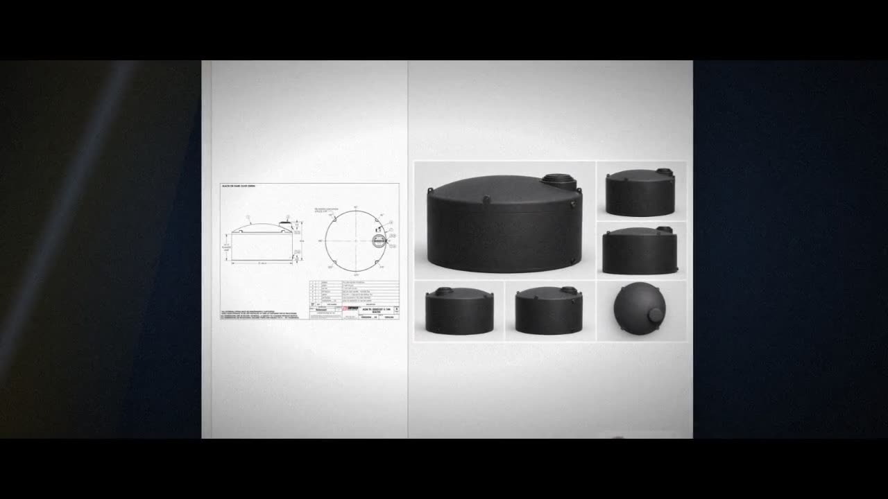 Snyder Industries 5000 Gallon Black Vertical Water Storage Tank video
